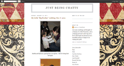 Desktop Screenshot of justbeingchatty.blogspot.com