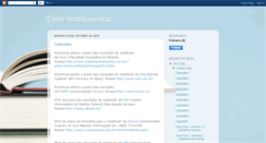 Desktop Screenshot of entrevestibulandos.blogspot.com