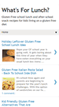 Mobile Screenshot of glutenfreeschoollunch.blogspot.com
