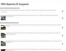 Tablet Screenshot of deporteguayanes.blogspot.com