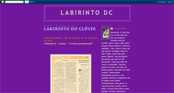 Desktop Screenshot of labirintodoclovis.blogspot.com