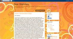Desktop Screenshot of dearglamdiary.blogspot.com