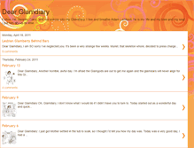 Tablet Screenshot of dearglamdiary.blogspot.com