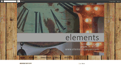 Desktop Screenshot of elements-gallery.blogspot.com