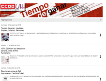 Tablet Screenshot of ccoo-ull.blogspot.com