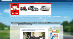 Desktop Screenshot of carmotoblog.blogspot.com