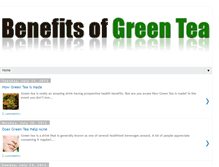 Tablet Screenshot of benefitsofgreenteanow.blogspot.com