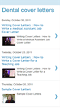 Mobile Screenshot of dentalcoverletters.blogspot.com