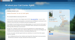 Desktop Screenshot of mycallcenteragent.blogspot.com