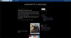 Desktop Screenshot of antoinettesboutique.blogspot.com