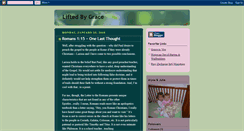 Desktop Screenshot of liftedbygrace.blogspot.com