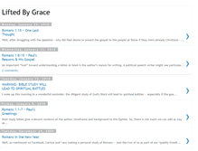 Tablet Screenshot of liftedbygrace.blogspot.com