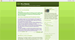 Desktop Screenshot of fe-y-ciencia.blogspot.com