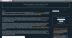 Desktop Screenshot of newmediaandpolitics.blogspot.com