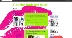 Desktop Screenshot of jasmine-getthelookforless.blogspot.com