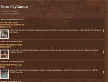 Tablet Screenshot of europlaygames.blogspot.com