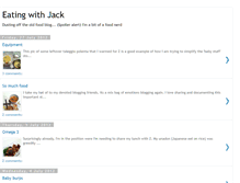 Tablet Screenshot of eatingwithjack.blogspot.com