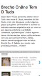 Mobile Screenshot of brecho-temdtudo.blogspot.com