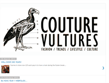 Tablet Screenshot of couturevultures.blogspot.com