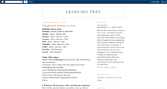 Desktop Screenshot of learningtree.blogspot.com