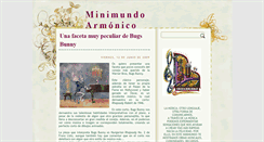 Desktop Screenshot of minimundoarmonico.blogspot.com