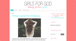 Desktop Screenshot of girls-4-god.blogspot.com