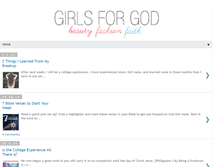 Tablet Screenshot of girls-4-god.blogspot.com