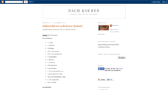 Desktop Screenshot of nach-kochen.blogspot.com