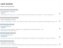 Tablet Screenshot of nach-kochen.blogspot.com