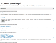 Tablet Screenshot of loquepiensagaby.blogspot.com