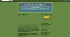 Desktop Screenshot of memoriesofjessicamoeller.blogspot.com