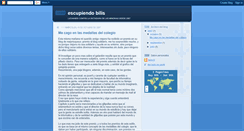 Desktop Screenshot of escupiendobilis.blogspot.com