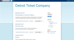 Desktop Screenshot of detroitticketcompany.blogspot.com