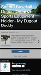 Mobile Screenshot of mydugoutbuddy.blogspot.com