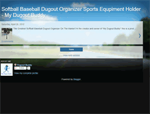 Tablet Screenshot of mydugoutbuddy.blogspot.com