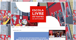 Desktop Screenshot of escolalivredeteatro.blogspot.com