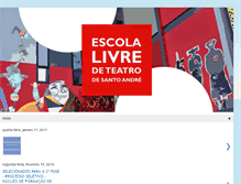 Tablet Screenshot of escolalivredeteatro.blogspot.com