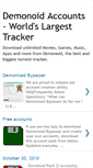 Mobile Screenshot of demonoidacc.blogspot.com