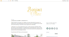 Desktop Screenshot of bonjour-celine.blogspot.com
