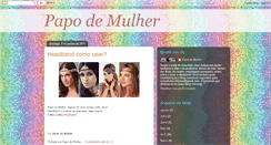 Desktop Screenshot of papodemulherentreelas.blogspot.com