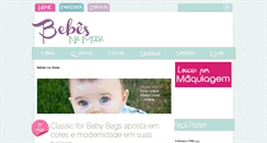 Desktop Screenshot of bebesnamoda.blogspot.com