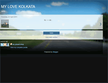 Tablet Screenshot of mylovekolkata.blogspot.com