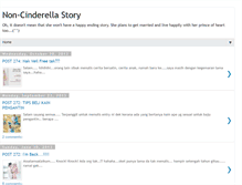 Tablet Screenshot of non-cinderella-story.blogspot.com