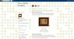 Desktop Screenshot of crossstitchconfetti.blogspot.com