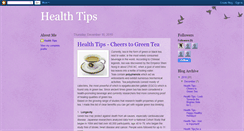 Desktop Screenshot of healthtipsamy.blogspot.com