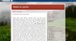 Desktop Screenshot of mebledoogrodu.blogspot.com