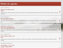 Tablet Screenshot of mebledoogrodu.blogspot.com