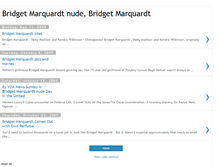 Tablet Screenshot of bridgetmarquardt.blogspot.com