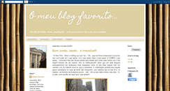 Desktop Screenshot of omeublogfavorito.blogspot.com