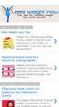 Mobile Screenshot of loss-weightnow.blogspot.com